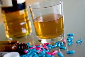alkoholio ir antibiotikų vartojimas